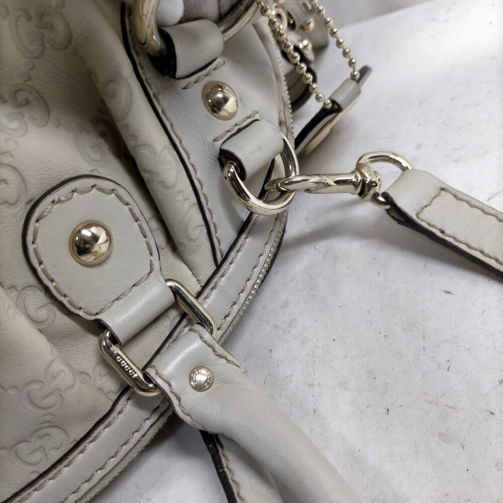 Gucci White Leather Handbag - Picture 6 of 16